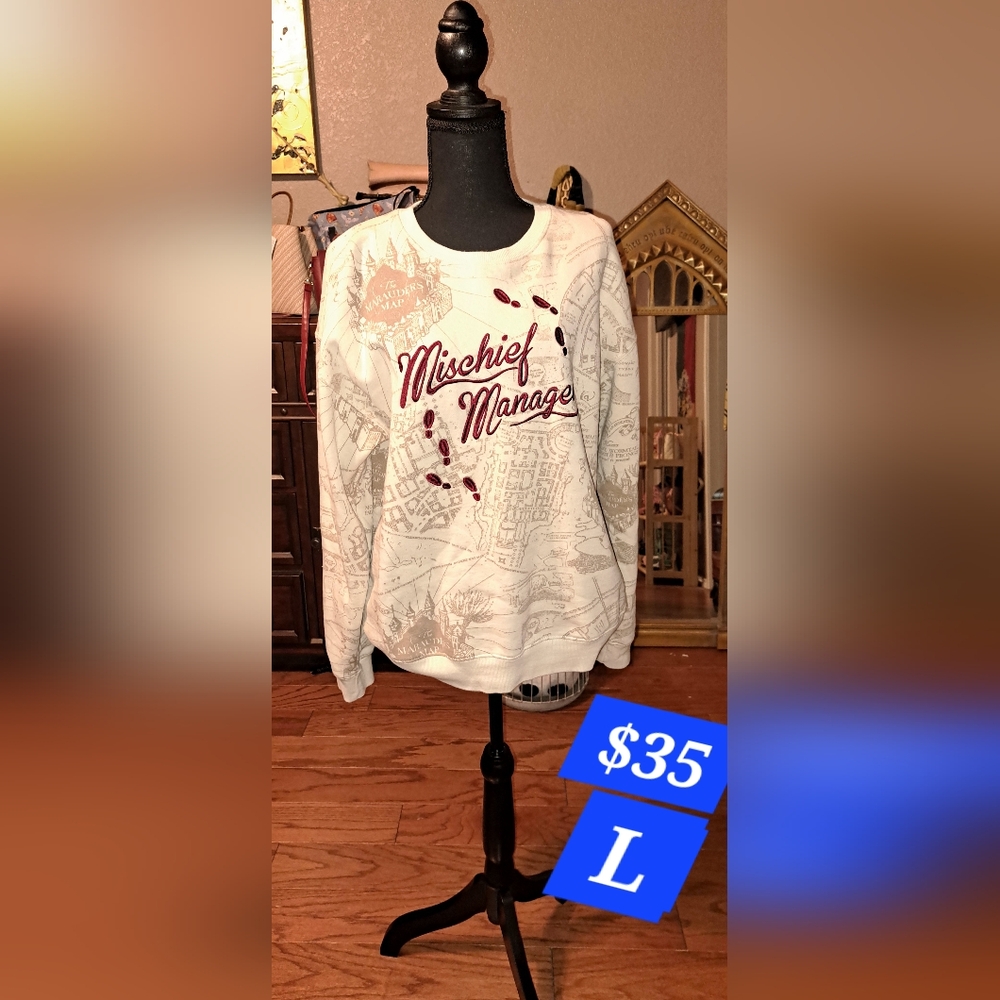 Mischief Managed Cream Sweater